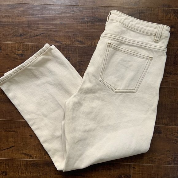 Oak and Fort White Jeans 28 - Picture 1 of 2